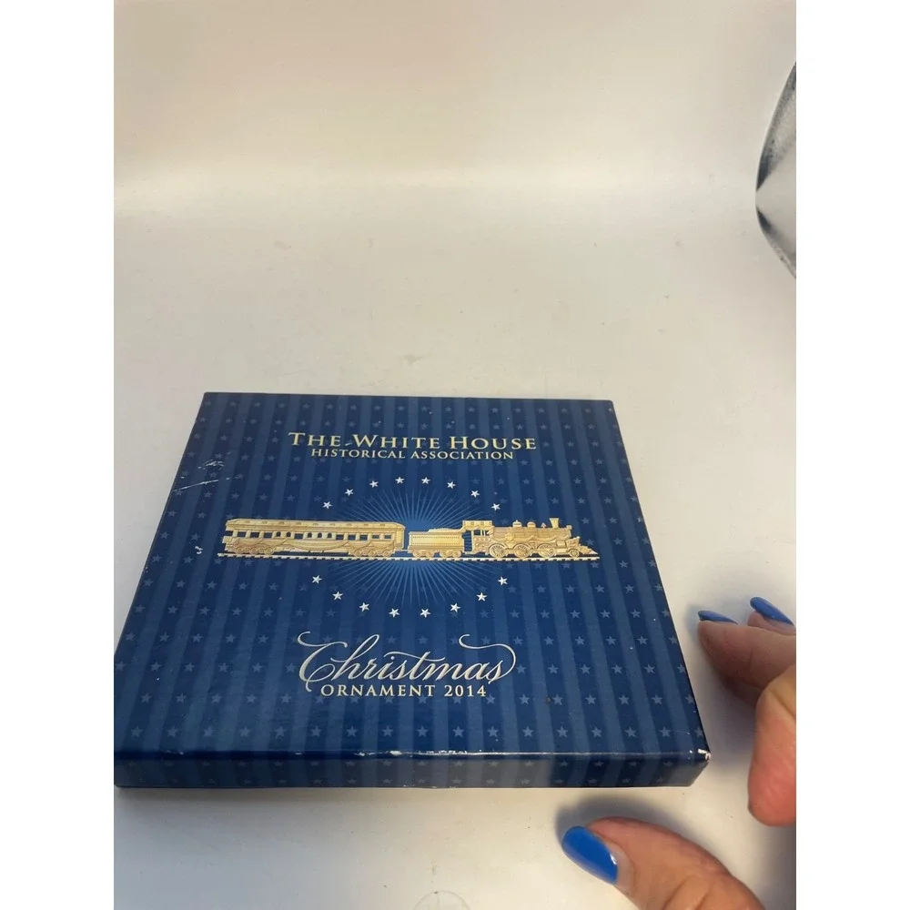 The White House Historical Association Christmas Ornament 2014 Harding Trains